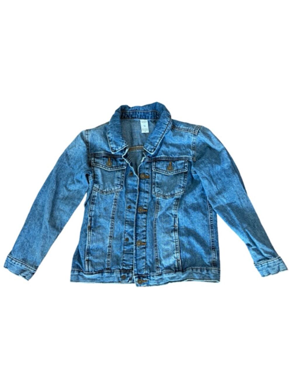 Carter's Kids Denim Jacket Size 12 Blue Jean Jacket 100% Cotton